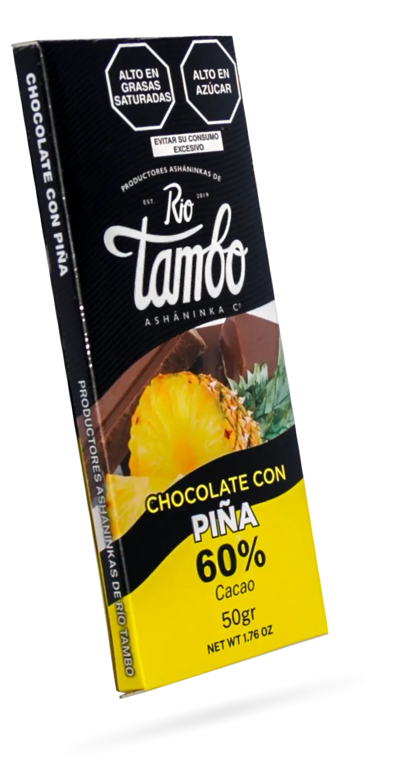 Chocolate con piña Chocolate 60% con piña