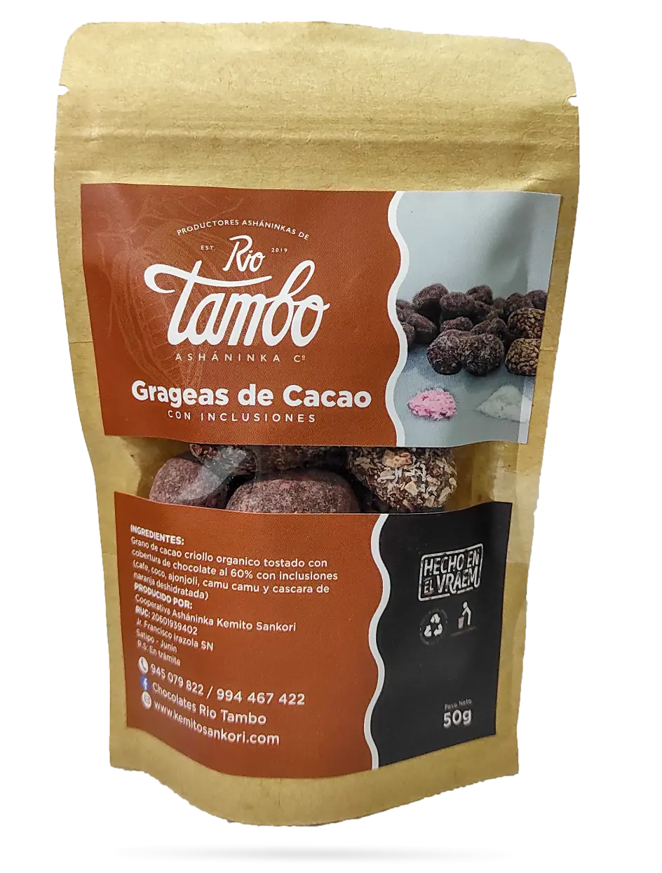 Grageas de cacao con inclusiones Grageas de cacao con inclusiones