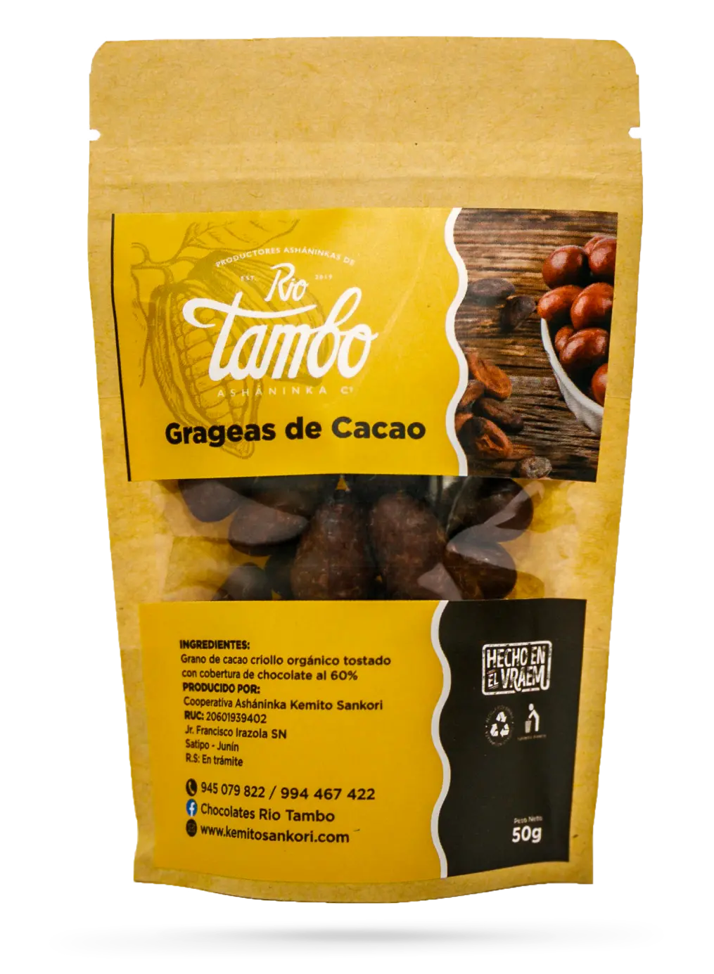 Grageas de cacao Grageas de cacao